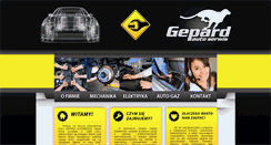 Desktop Screenshot of gepard-gepard.pl